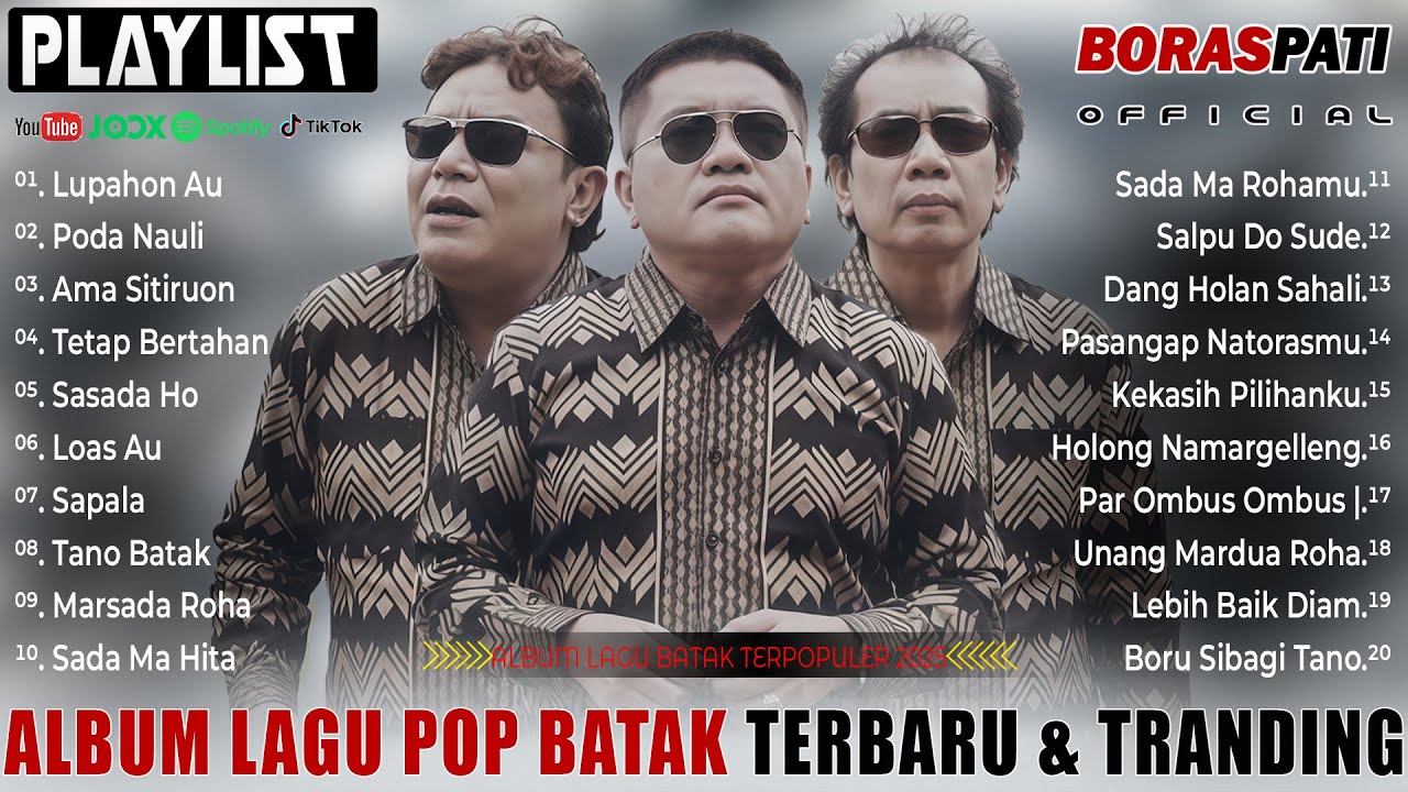 Top Lagu Batak Terviral 2025 & Pop Lagu Batak Trending & Terhits | Enak Didengar || Boraspati