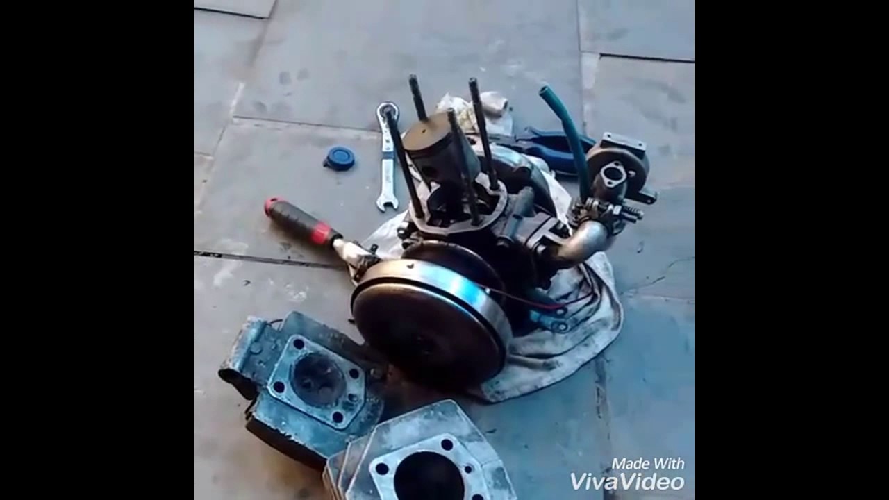 motor da mobilete travado