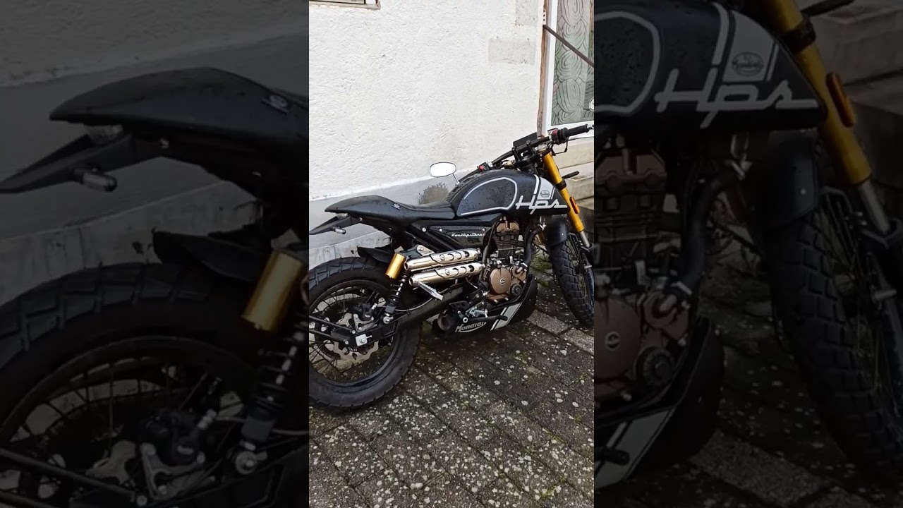 Mondial HPS 125 😁 #hps #mondial #scrambler #125 #enduro #supermoto #tuning #vintage #shorts