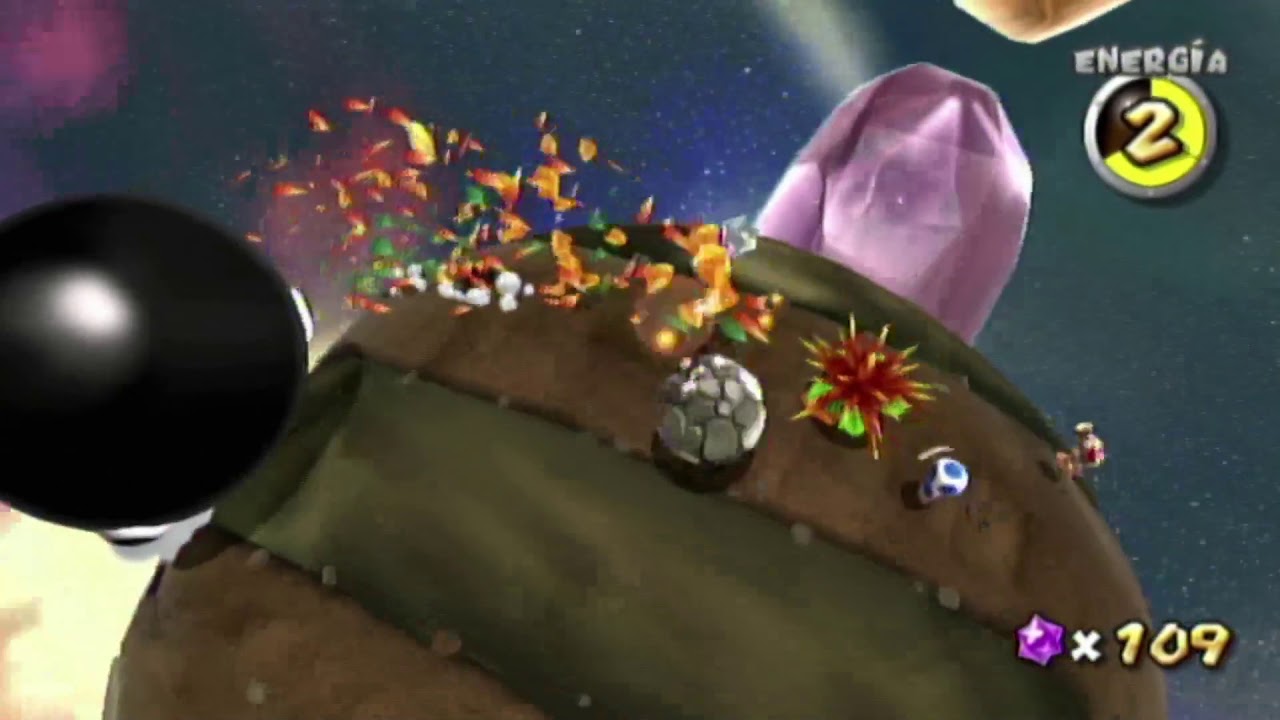 Super Mario Galaxy 2 - Estrella 057 - Galaxia Cantera Bolera - ¡Sígueme, Goomba!