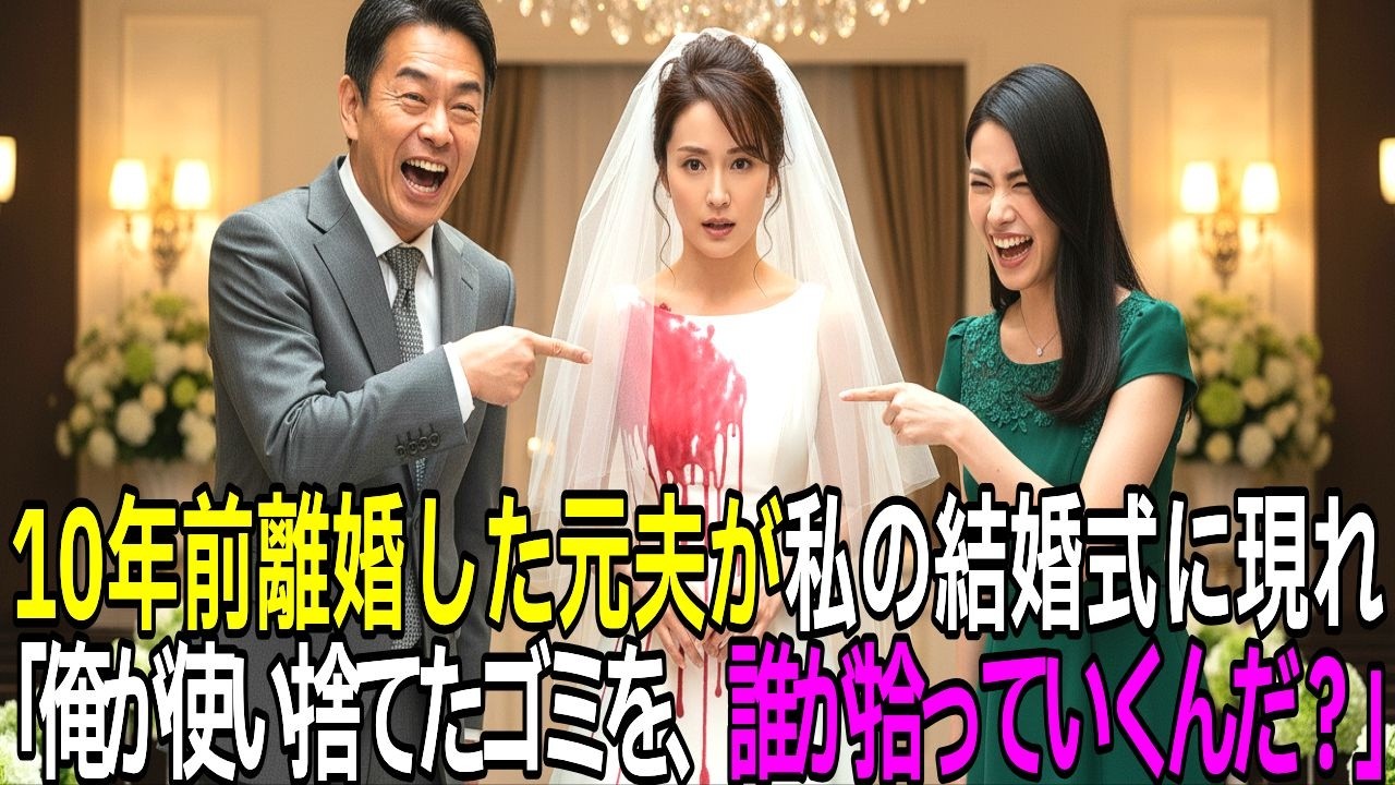 離婚10年後、再婚の知らせを聞いて現れた元夫「俺が使い捨てたゴミを誰が拾って使うんだ？」再婚相手の名刺を見た瞬間、元夫は大恥をかいた。【感動する話】【朗読】