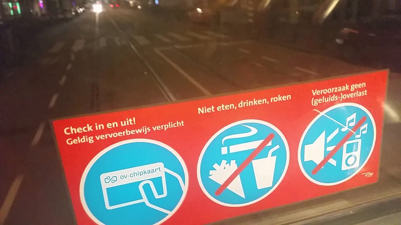 HTM Tramlijn 12 Station Hollands Spoor - Duindorp HTM GTL8 3133 Achteruit