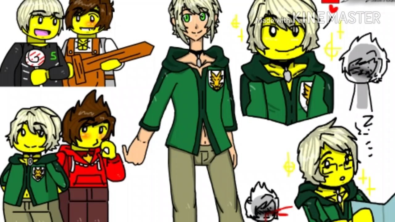 Ninjago Greenflame Kai X Lloyd