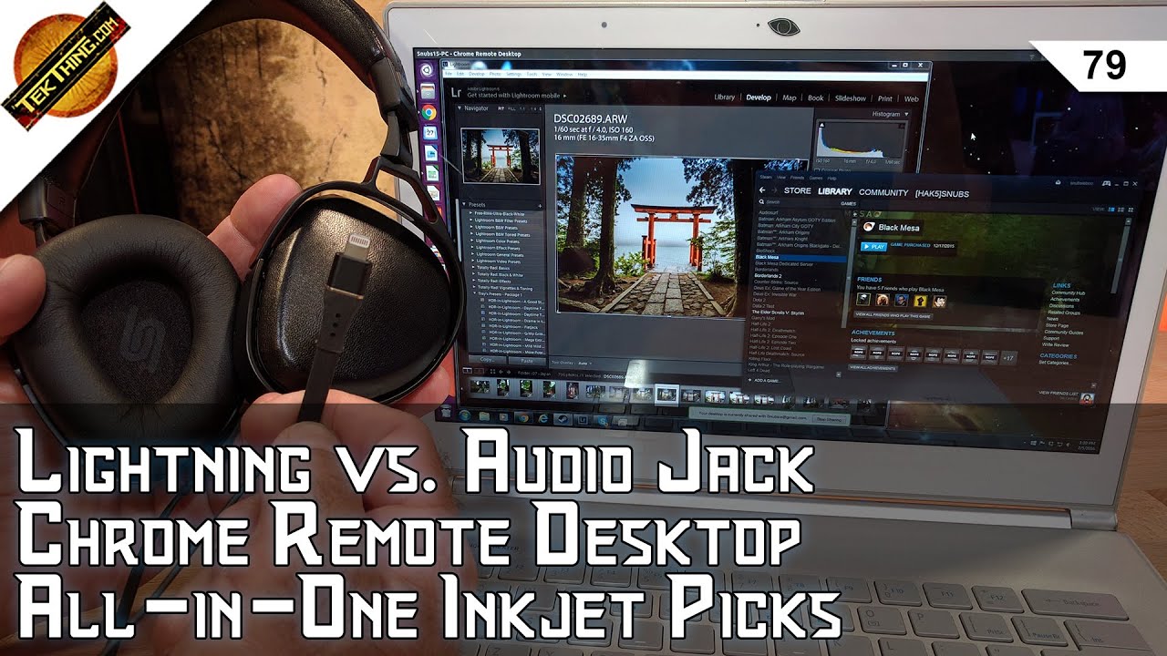Lightning Headphones: Audeze SINE & Cipher, Chrome Remote Desktop vs. VPN, Inkjet Printer Picks!