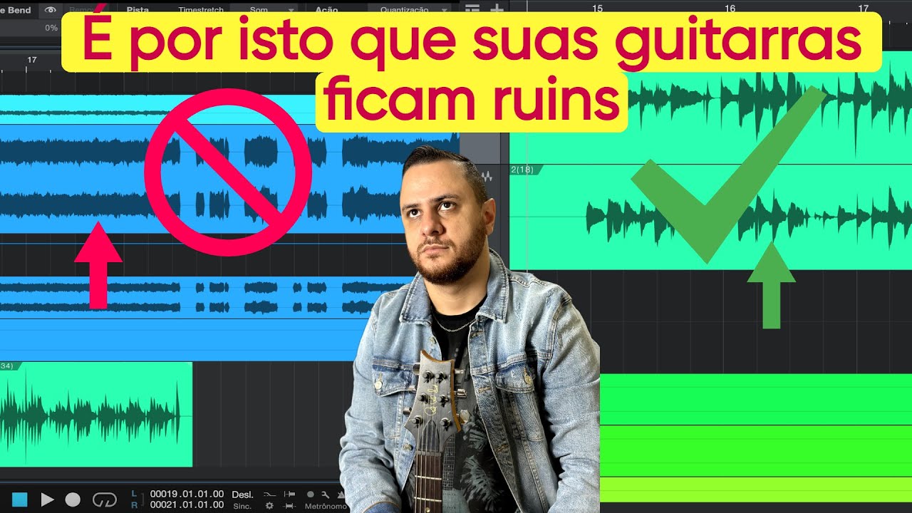 Piores erros na grava&ccedil;&atilde;o de guitarra