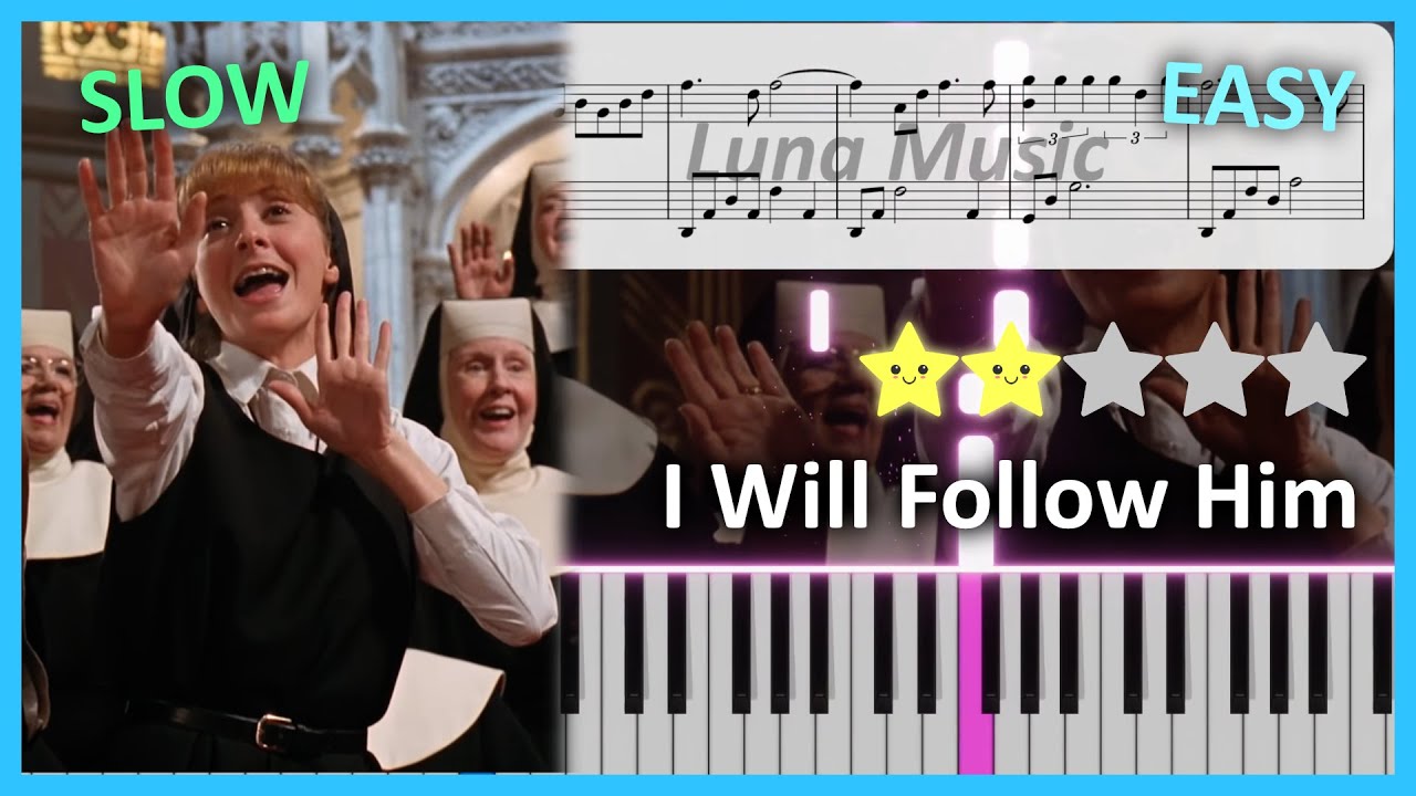 Sister Act - I Will Follow Him │ Easy Piano Tutorial ⭐⭐☆☆☆