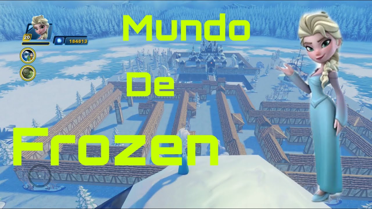 Disney Infinity 3.0 visito mi mundo de Frozen Español