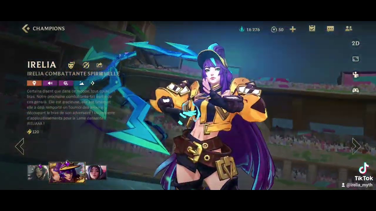 Lol wild rift new Irelia skin soul fighter