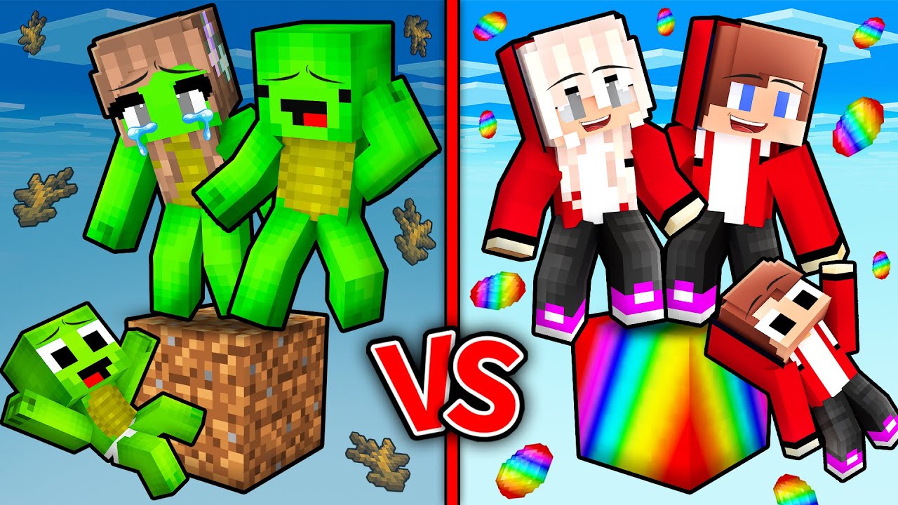 Джей-Джей и Майки: семейная битва в Minecraft! — Maizen