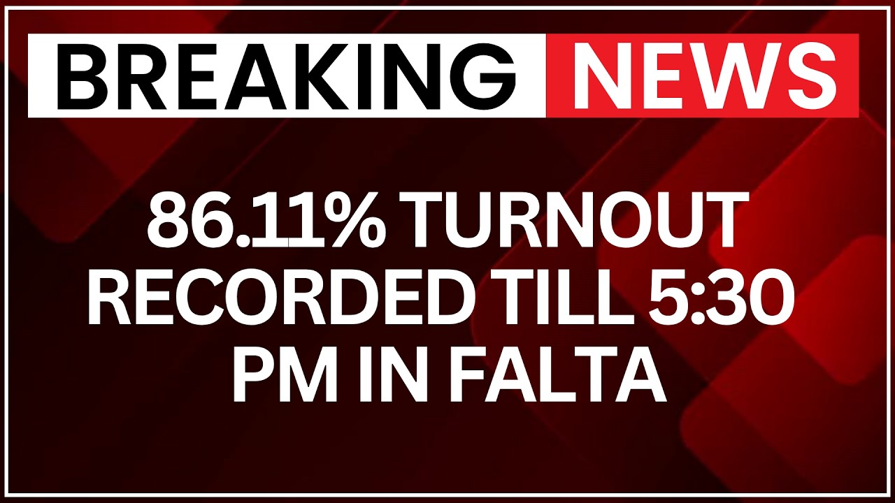 Falta Assembly Repolling: Voter turnout till 5:30 PM stands at 86.11% | NewsX