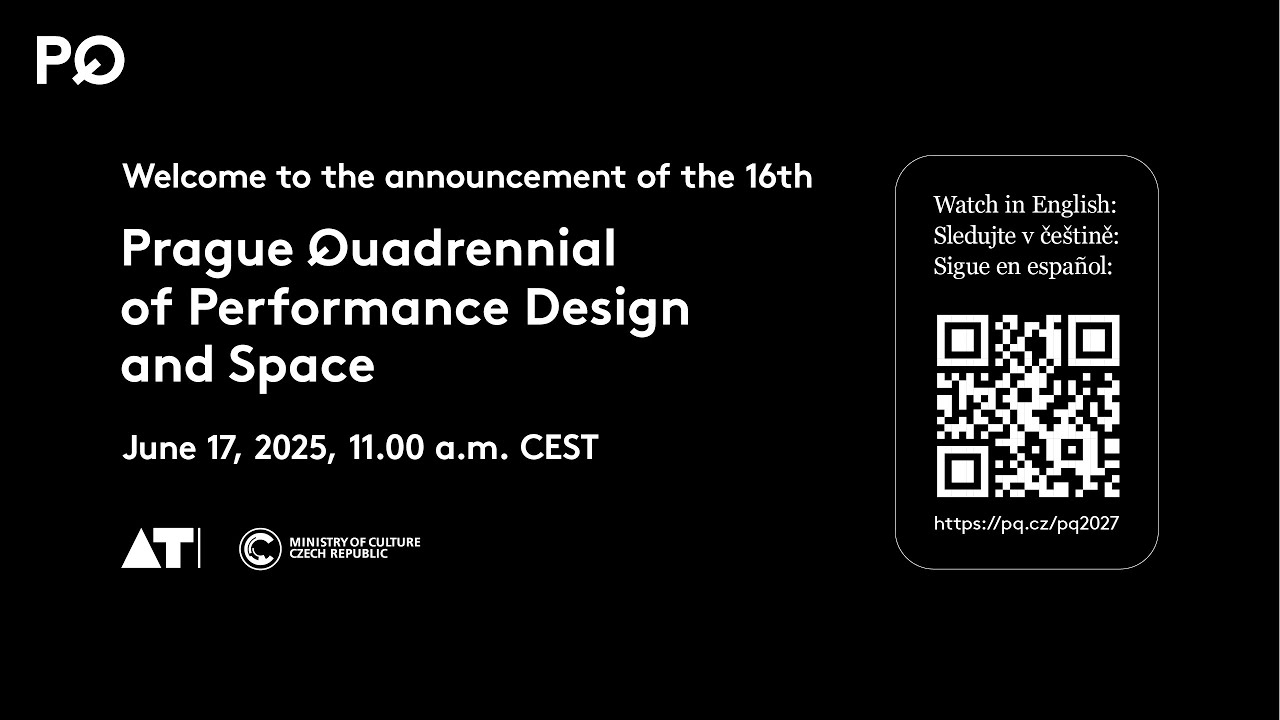 Announcement of Prague Quadrennial 2027