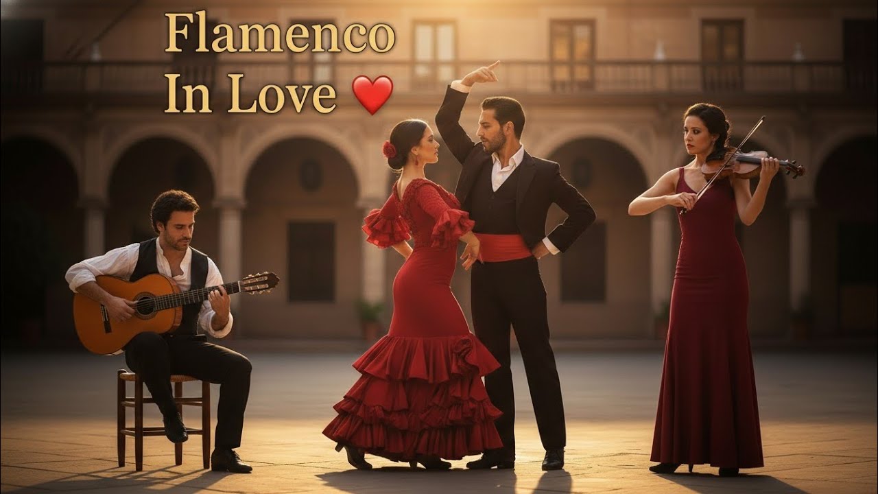 Flamenco in Love ❤️ | Especial San Valentín | Instrumental Flamenco Romántico – FLAMORYA