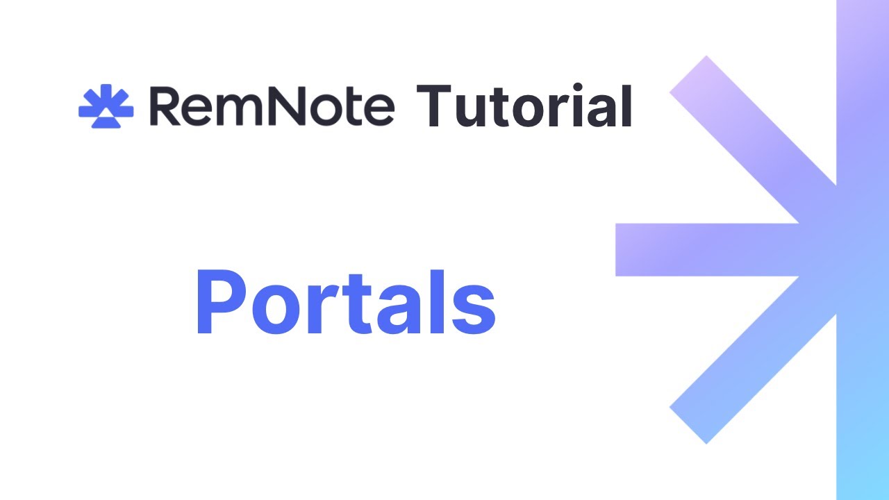 RemNote Tutorial - Portals