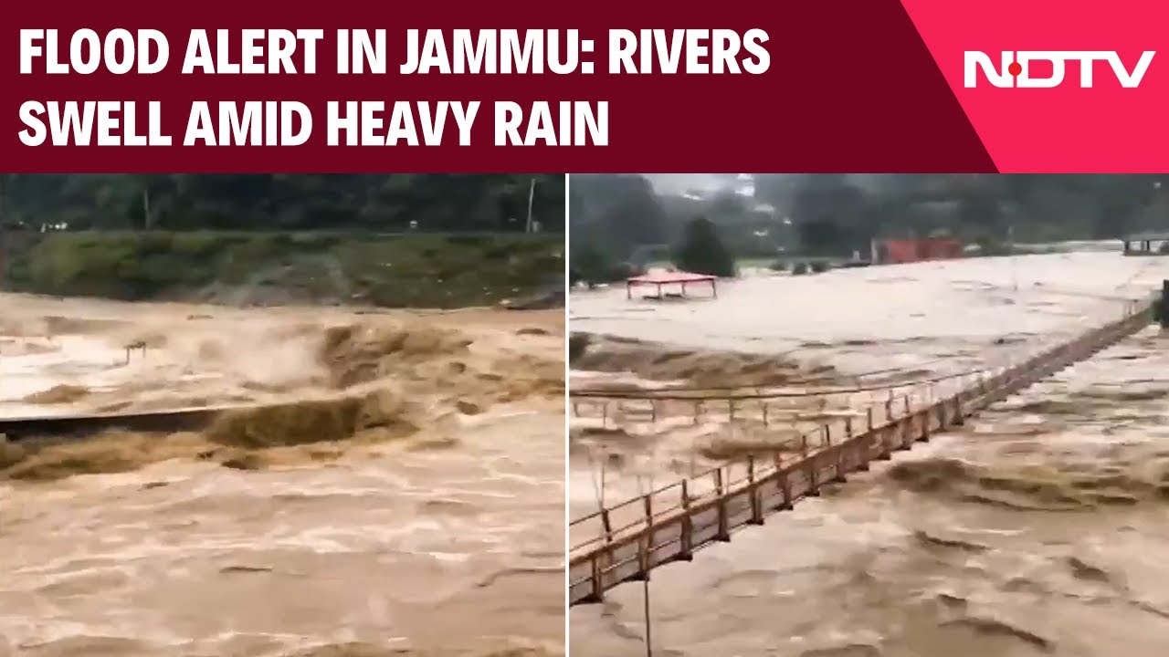 J&K News | Flood Alert In Jammu: Srinagar-Jammu Highway Closed, Rivers Swell Amid Heavy Rain