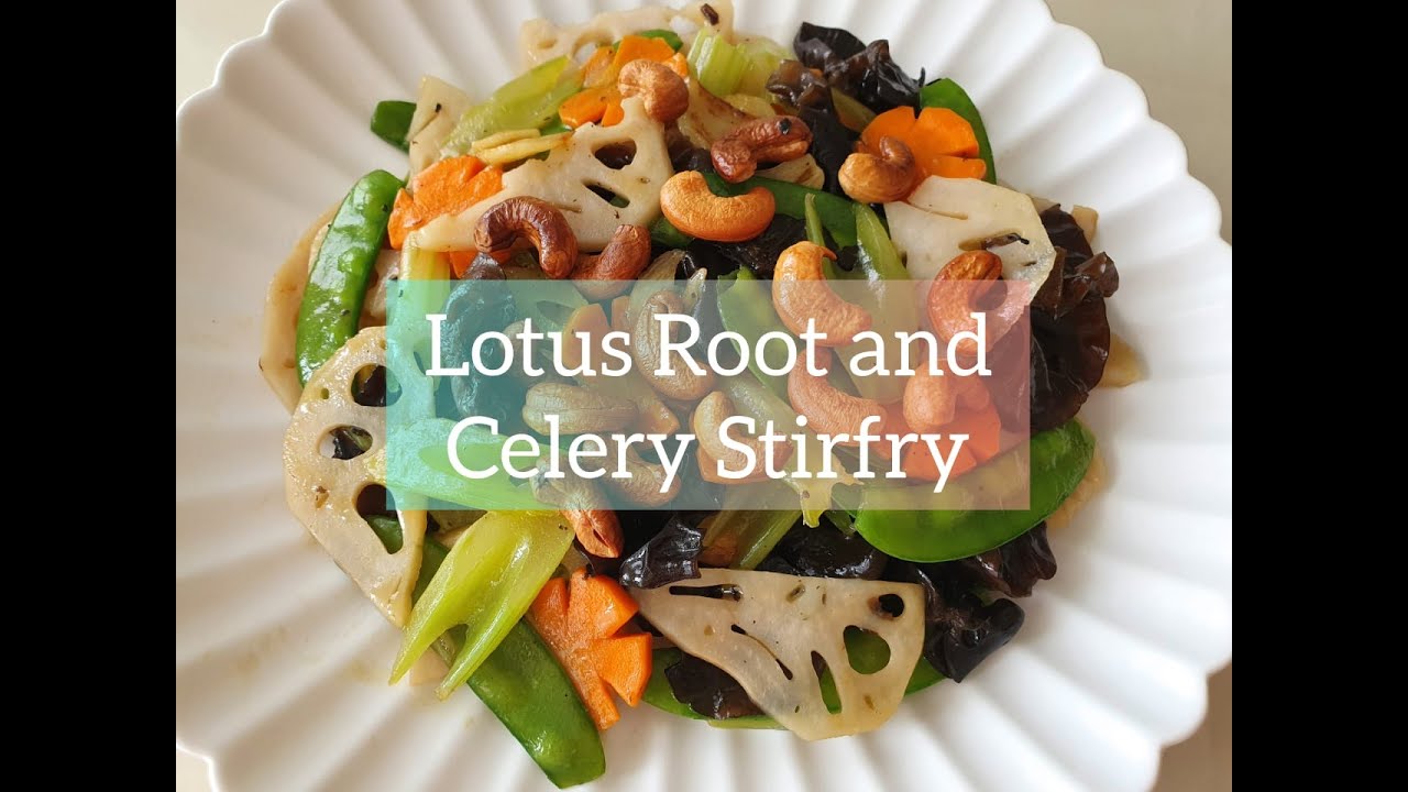 Lotus Root and Celery Stirfry