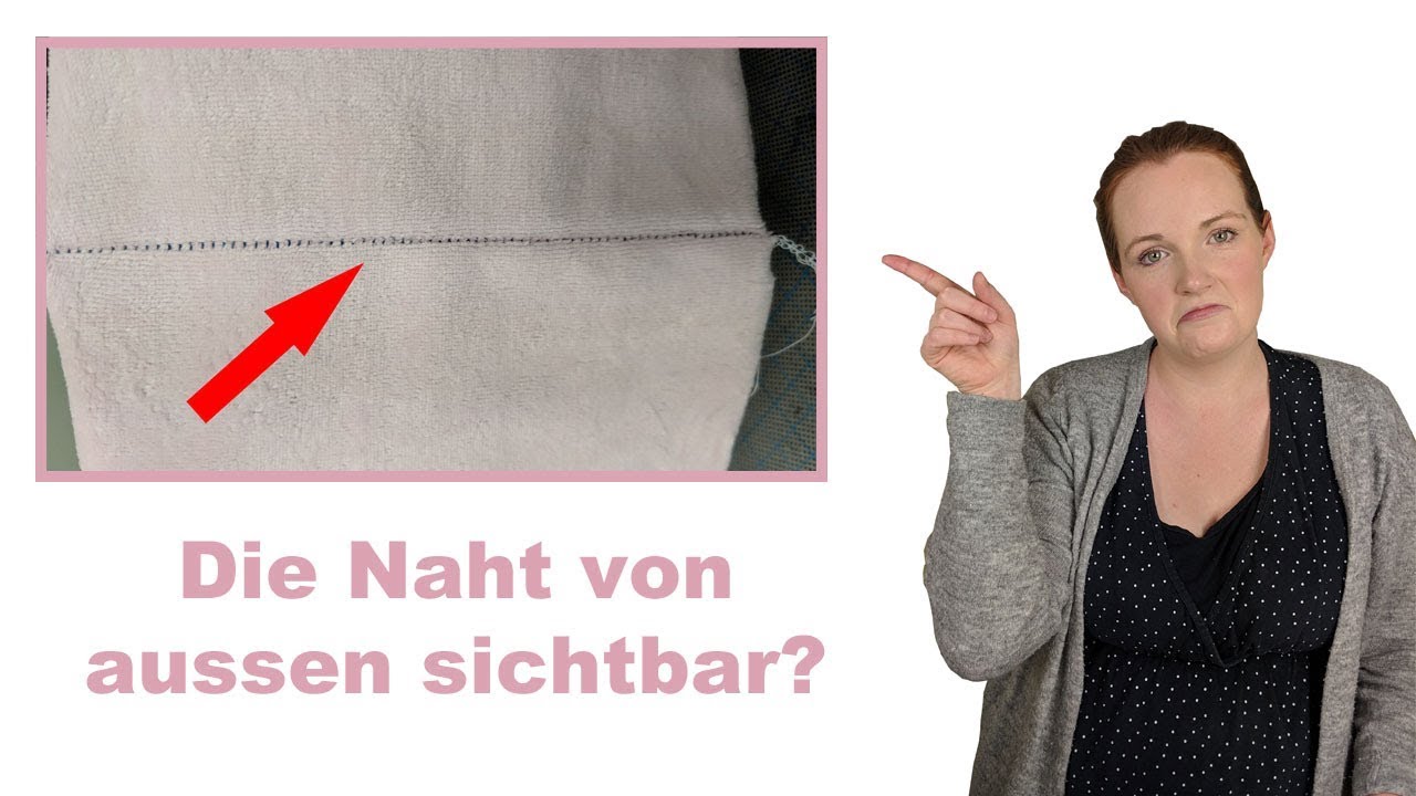 Overlocknaht von aussen sichtbar? | #Overlocktipps