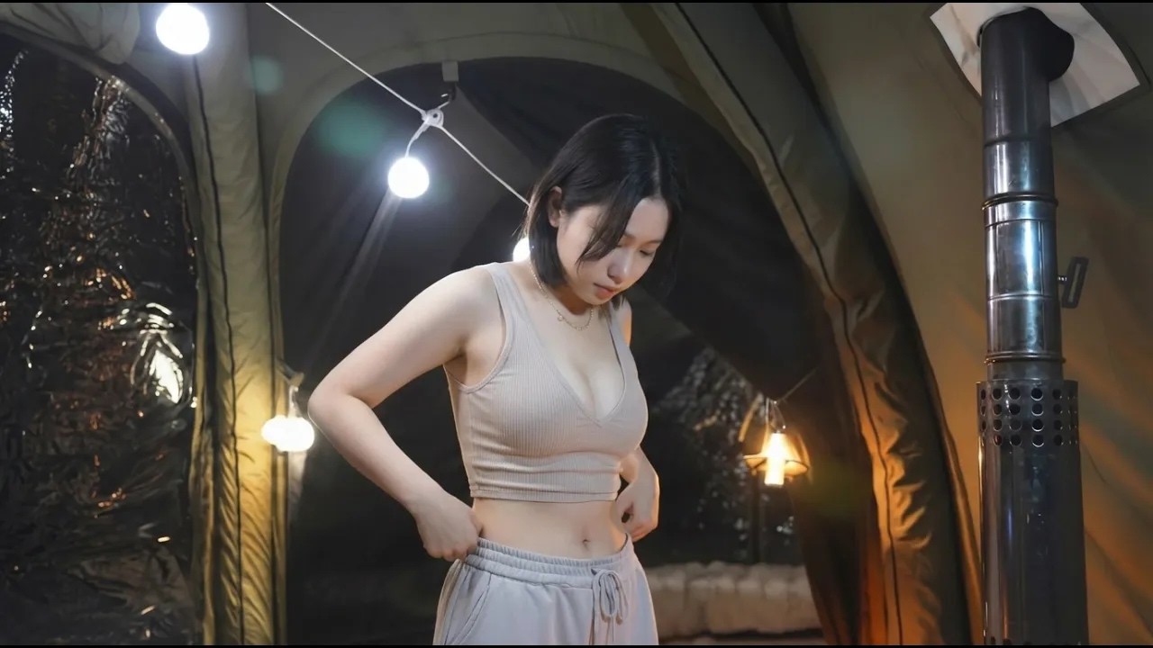 ❄️ The Ultimate Cozy Solo Winter Camping Experience