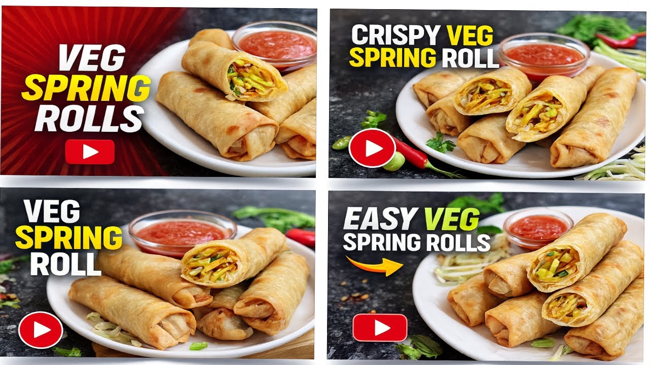 आज हम बनाएंगे वेग स्प्रिंग रोल वह भी घर की शीट से बहुत ही आसान तरिके से || Veg Spring Roll Recipe |