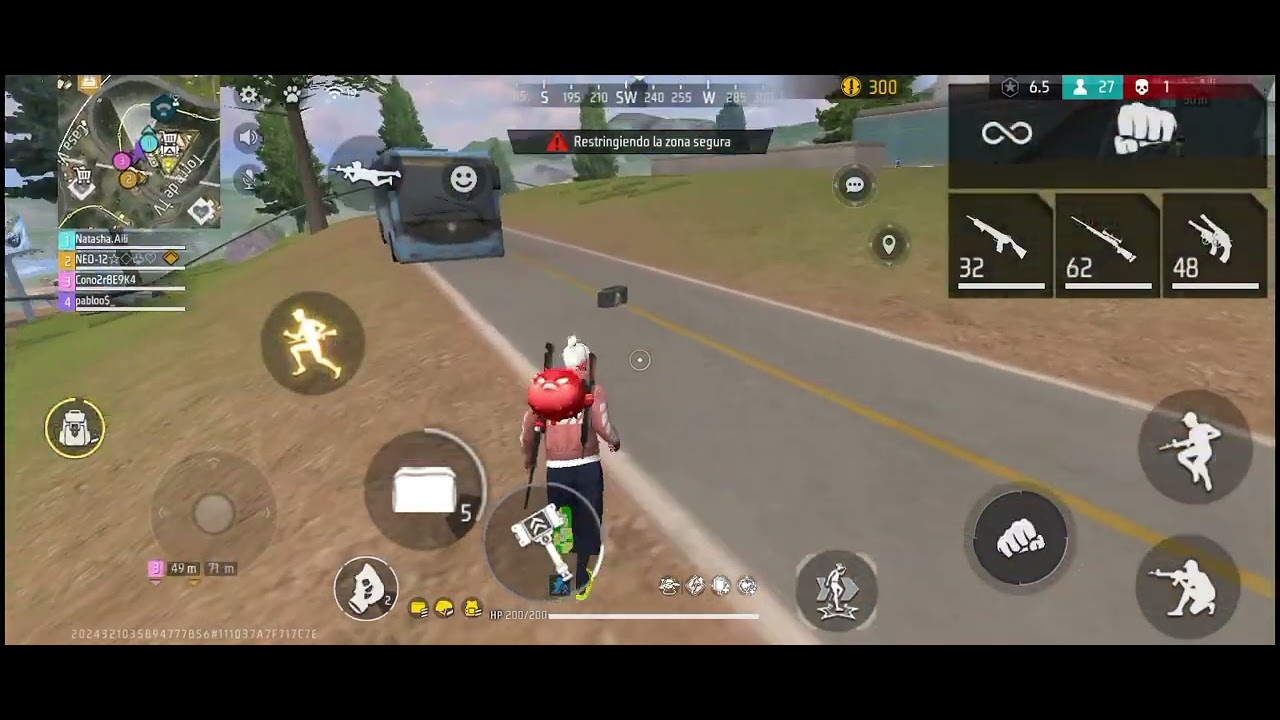 Parte 4 jugando con escuadra desconocidas con booyah 🥇