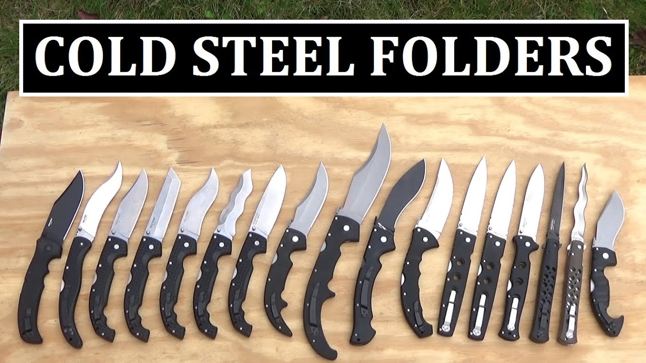 Collection Update, Big Cold Steel Folding Knives - Fighting Folders of Cold Steel