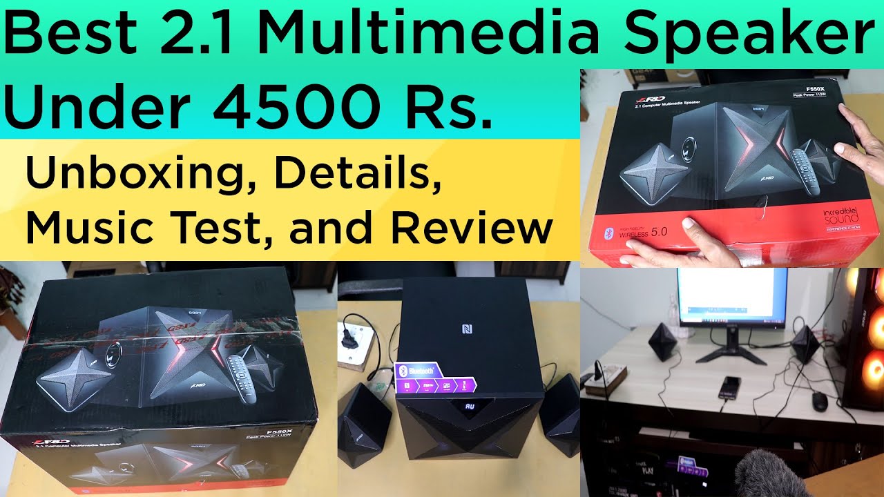 F&D F550X Multimedia Wireless Speaker UNBOXING, Details & music test in Hindi.