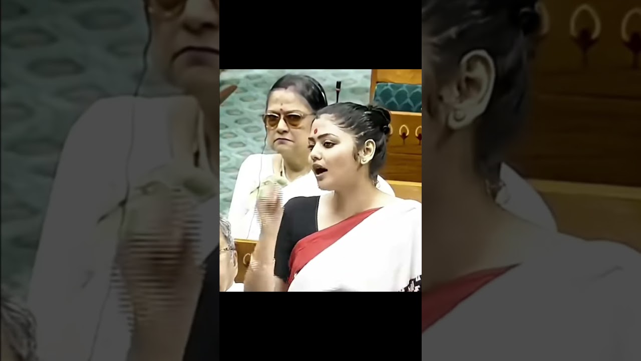 Fiery speech in parliament by Sayani Ghosh