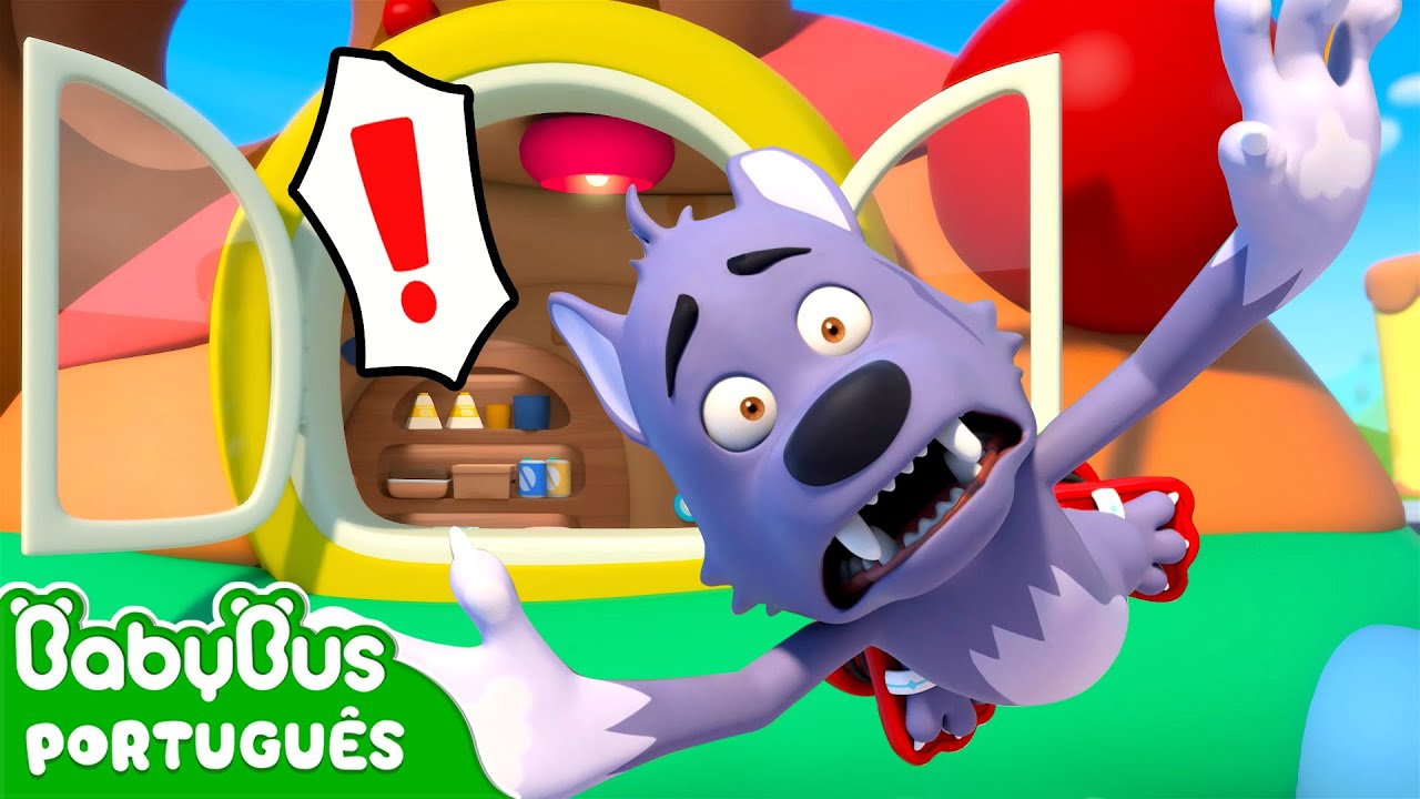 O Lobo Subiu No Telhado | Lobo Mau | Cl&aacute;ssico Infantil | M&uacute;sica Infantil | BabyBus Portugu&ecirc;s