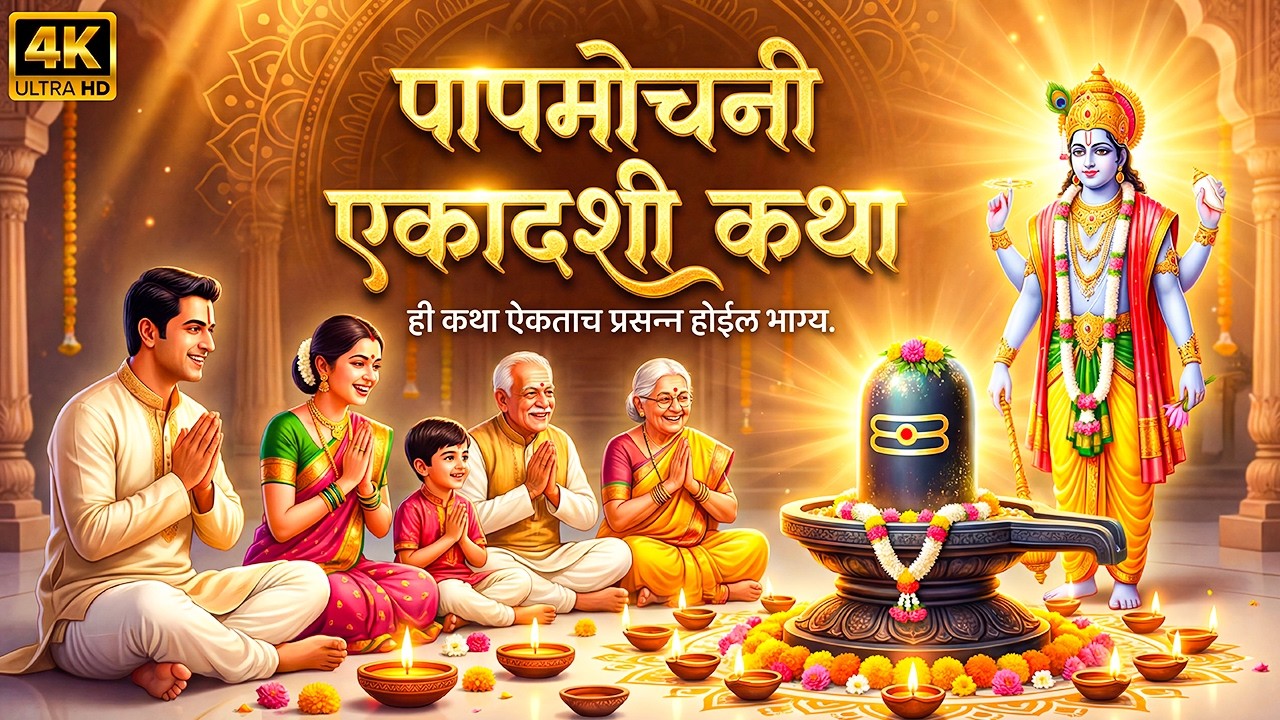 पापमोचनी एकादशी कथा Marathi | जीवनातील संकटे दूर करणारी प्रभावी कथा 🚩