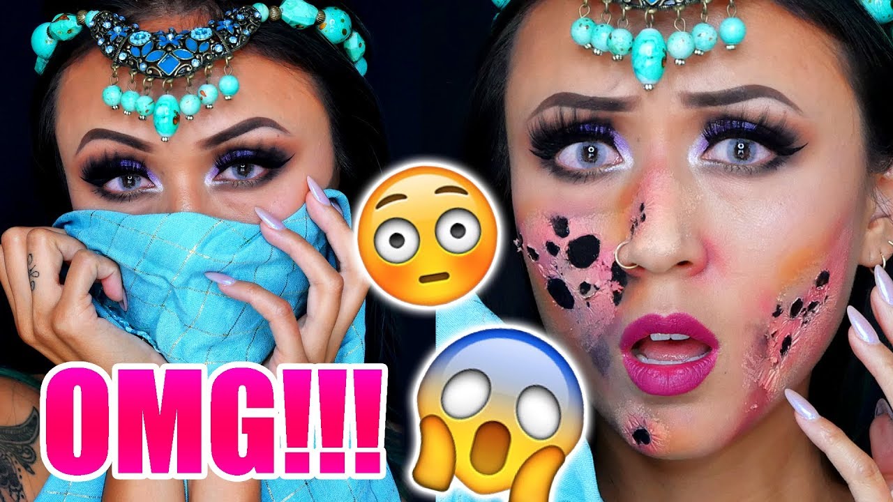 HALLOWEEN MAKE UP TUTORIAL Arabic Curse - Sheling