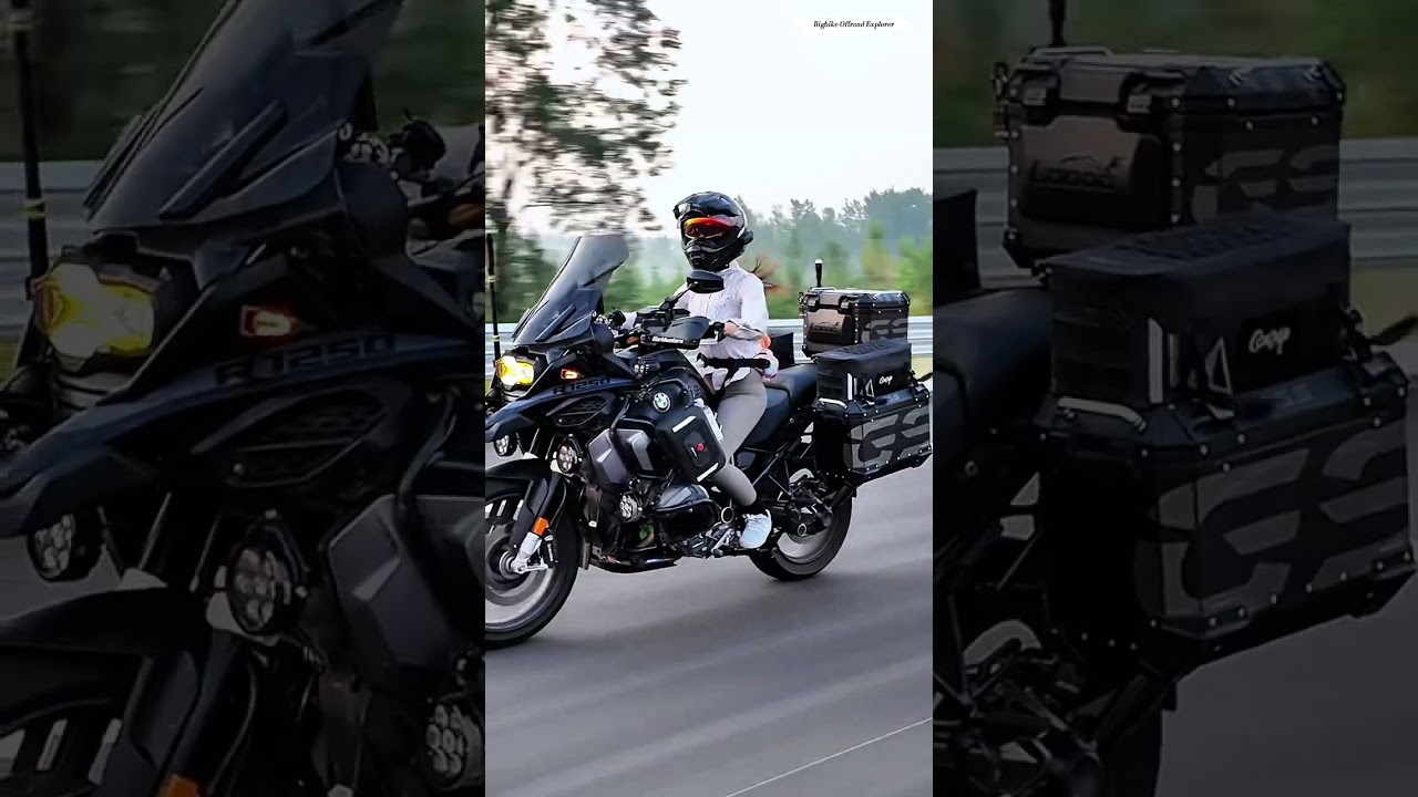 She Rides a BMW R1250GS Like a Queen! #bmw1250gs #femalerider #advlife #girlsonbikes #r1250gs #adv