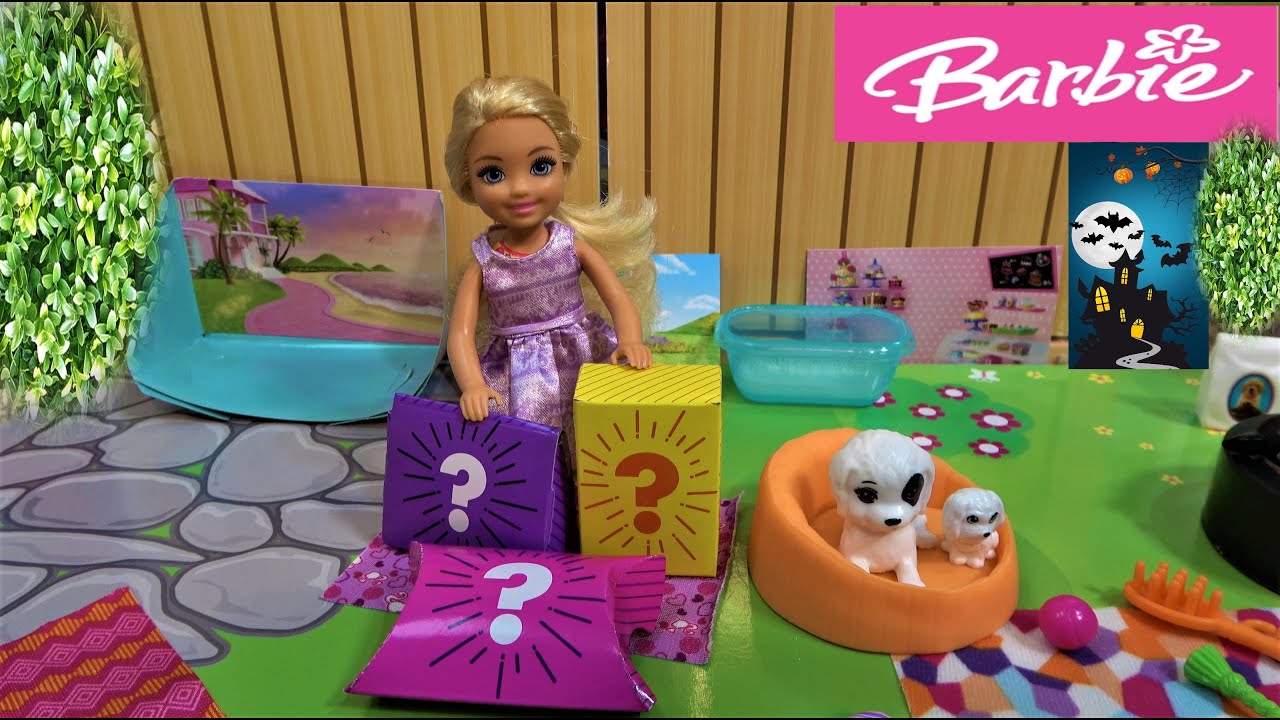 Barbie and Chelsea Popular 2020 Stories: Barbie Best Sleepover & Cute Puppies Video in Barbie House