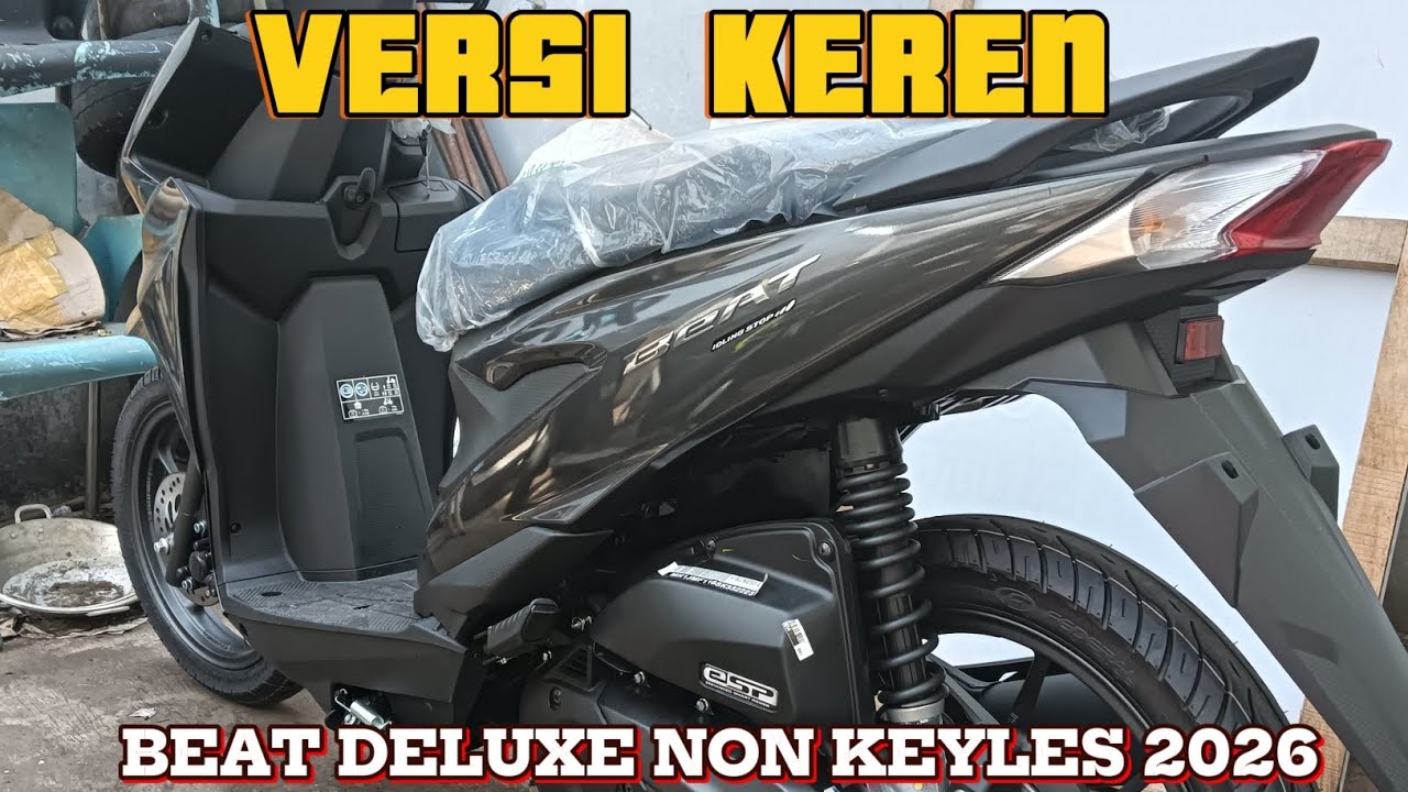 VERSI KEREN 💥 BEAT DELUXE NON KEYLES 2026💥 WARNA HITAM GLOSSY PALING BEDA SENDIRI 
