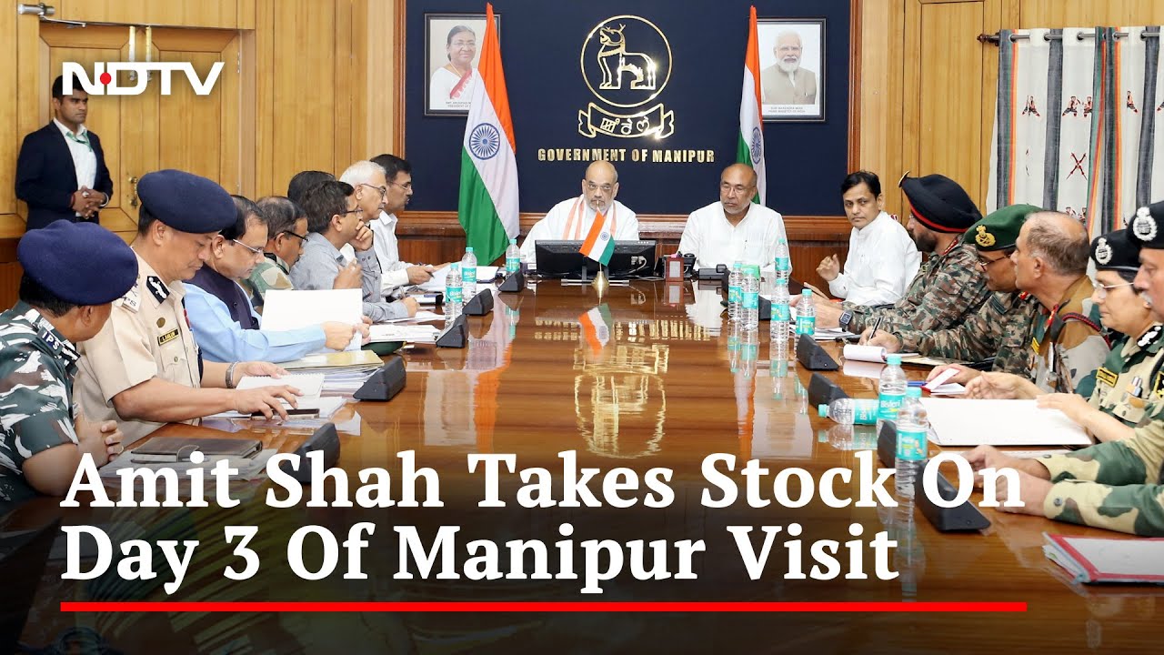 Amit Shah's Visit To Manipur Border Town Today After 5 Key Decisions
