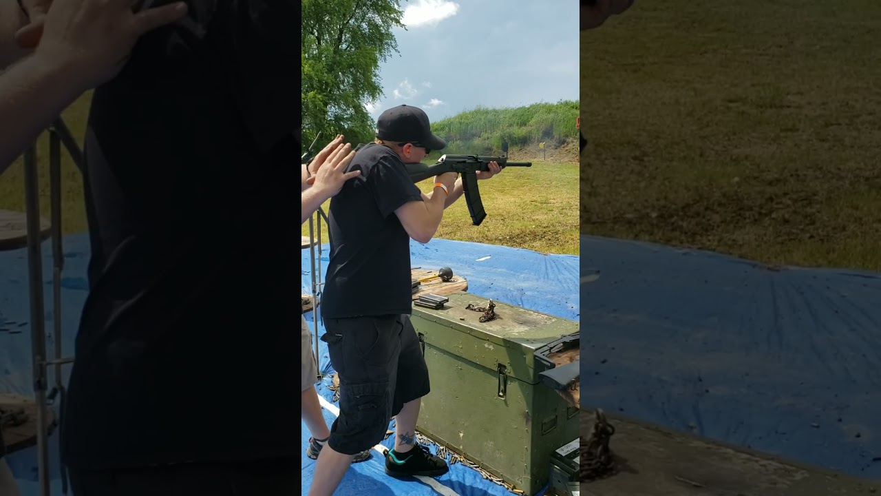Jerry's Machine gun shoot Iowa #machinegun #shootingrange