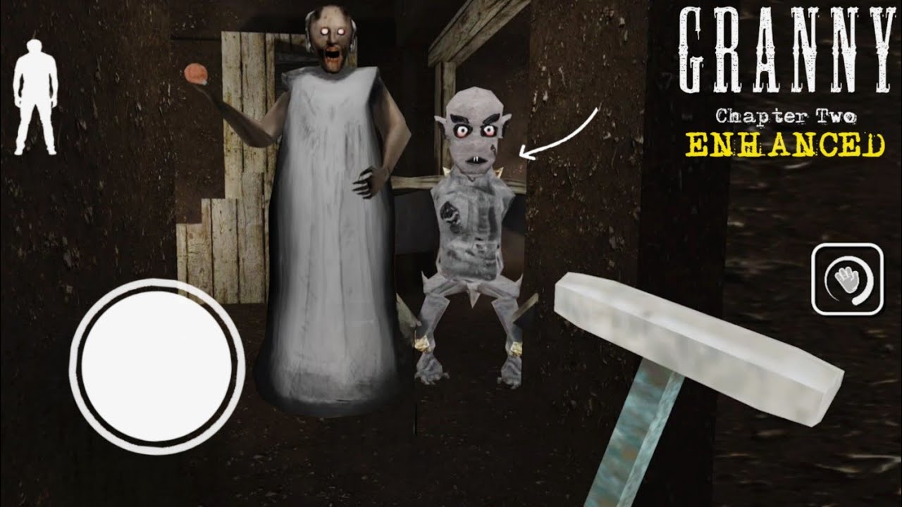 Nosferatu Bat Mine Cart Escape on Mobile Gameplay in Granny 2 Enhanced