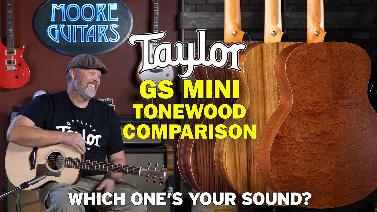 Эти гитары Tonewood делают GS Mini просто необходимым приобретением! {Серия Taylor GS Mini}