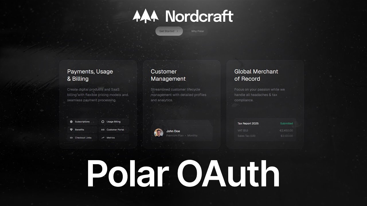 Using Polar.sh OAuth in Nordcraft