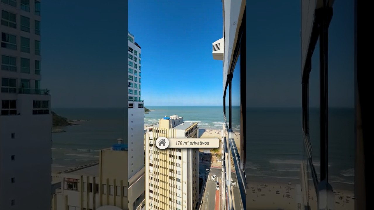 APARTAMENTO QUADRA MAR COM SACADA FECHADA VISTA LATERAL | EDIF&Iacute;CIO MARROCOS |  BALNE&Aacute;RIO CAMBORI&Uacute;/SC