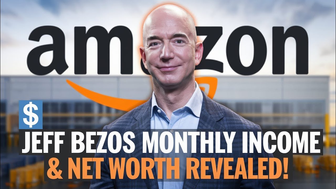 Jeff Bezos Monthly Income & Net Worth Revealed! | Secrets Behind Amazon's Success & Growth Explained