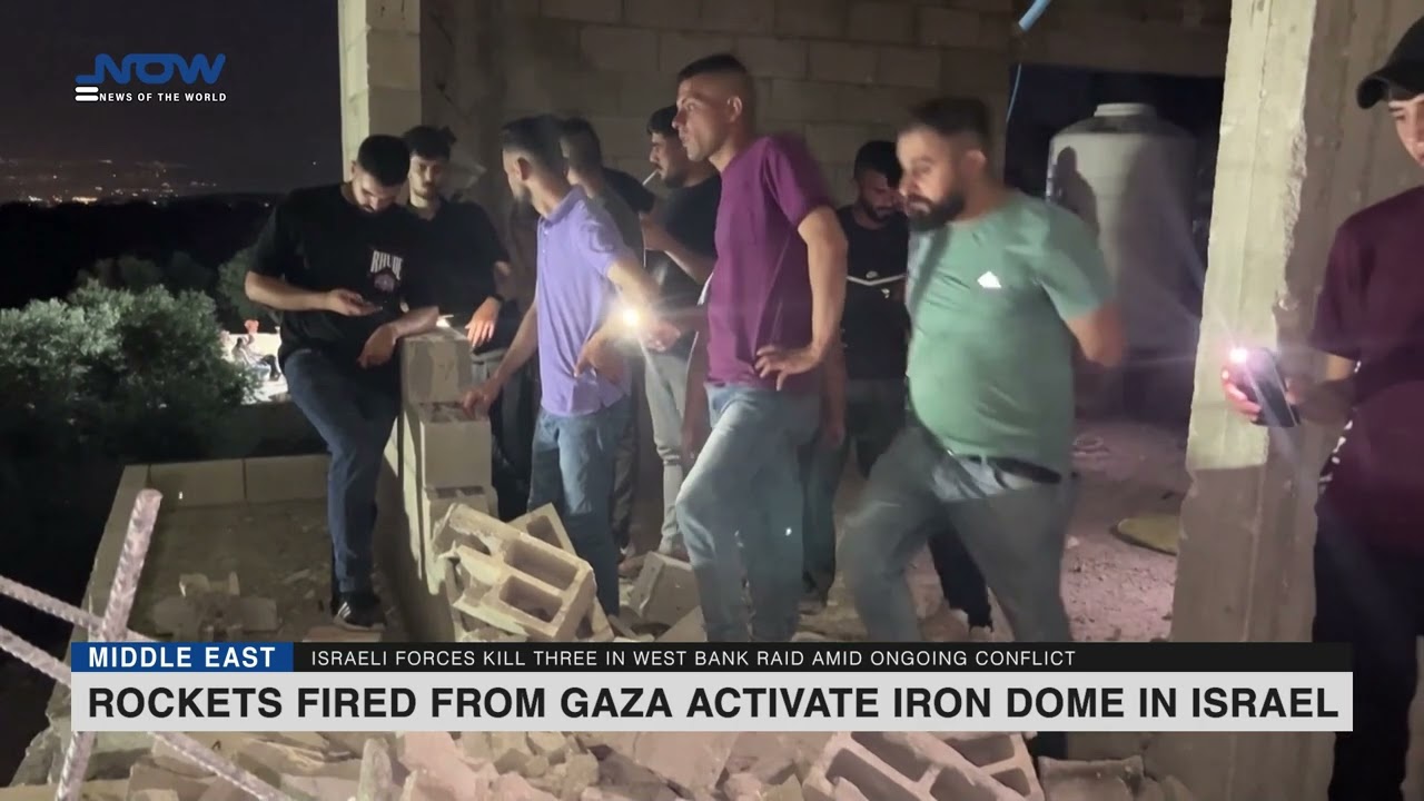 Rockets Fired from Gaza Activate Iron Dome in Israel