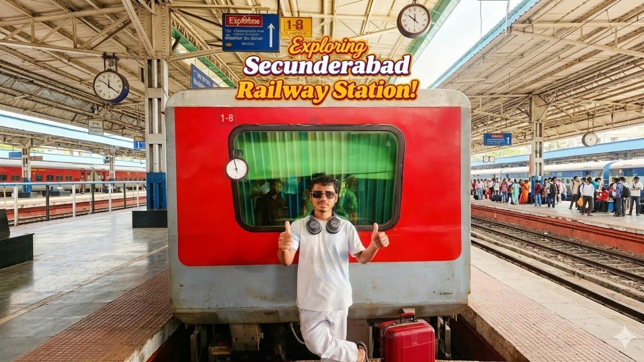 Exploring Secunderabad Railway Station | Busy Junction Vlog | Salman Vlogs