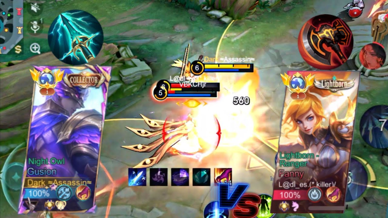 MLBB TOP GLOBAL FANNY COUNTER GUSION BEST BUILD GAMEPLAY 