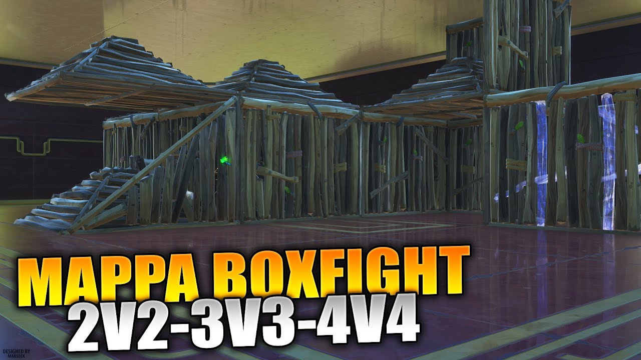 MAPPA ITALIANA AVANZATA DI BOX FIGHT 2V2/3V3/4V4 PER ALLENAMENTO O WAGERS SU FORTNITE!