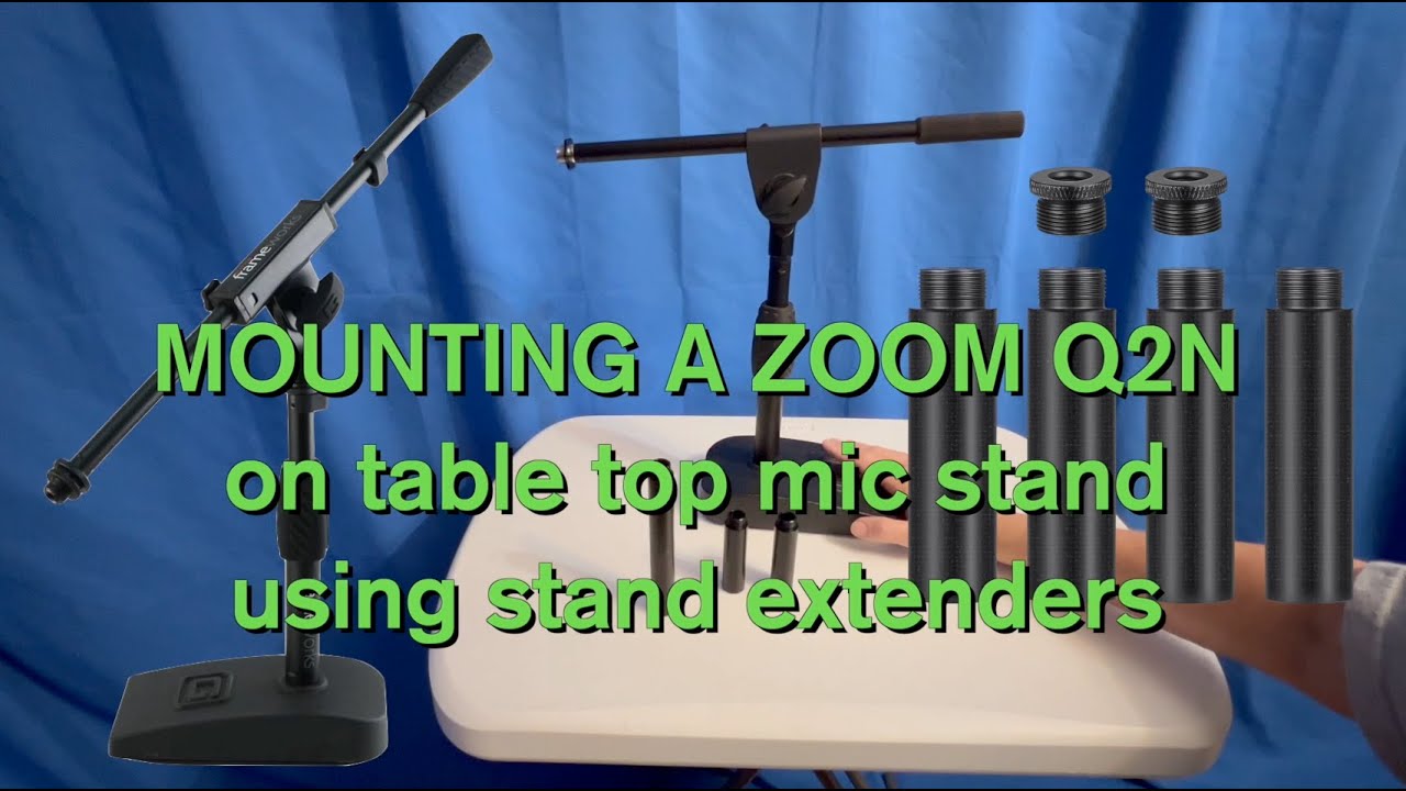 Gator Desktop Mic Stand with MIC STAND EXTENDERS
