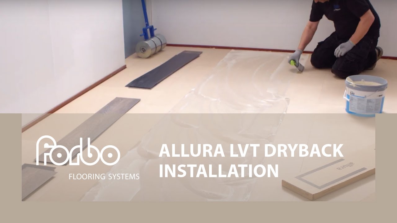 Allura LVT Dryback installation | Forbo Flooring Systems