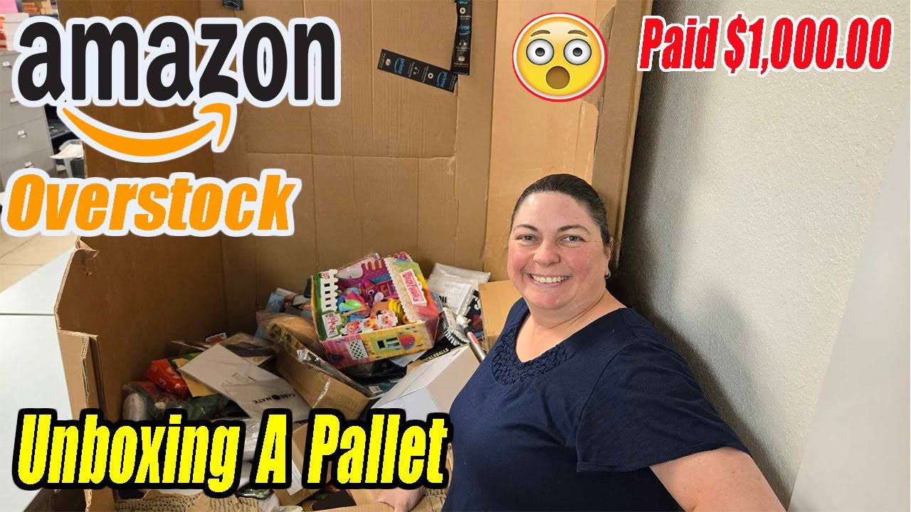 Распаковываем поддон с излишками товаров и ручками для полок Amazon — посмотрите, что мы обнаружили!