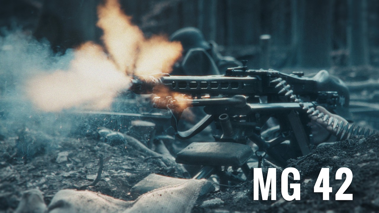 German MG42 vs US Soldiers in H&uuml;rtgen Forest 1944! (Battle Scene)