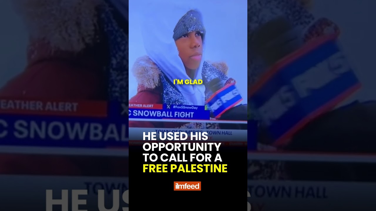 Boy Speaks to for Palestine During TV Interview