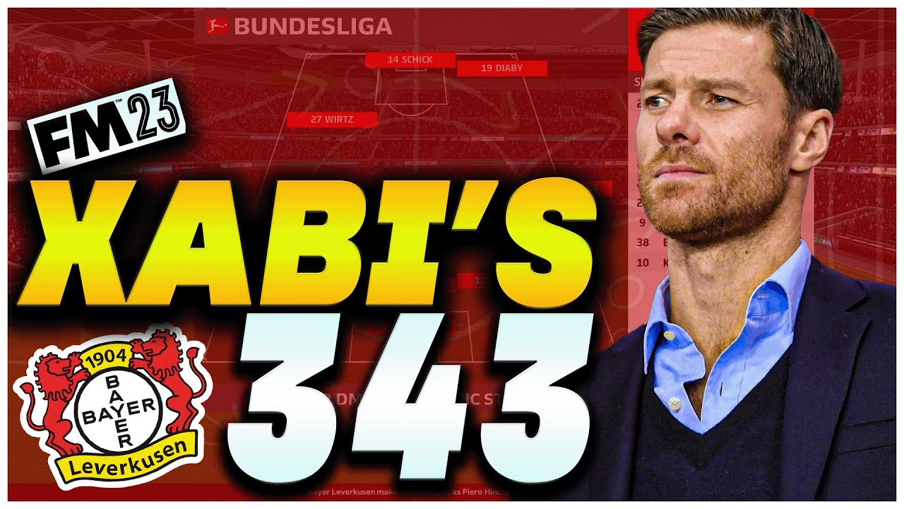 XABI ALONSO'S 343 FM23 TACTIC