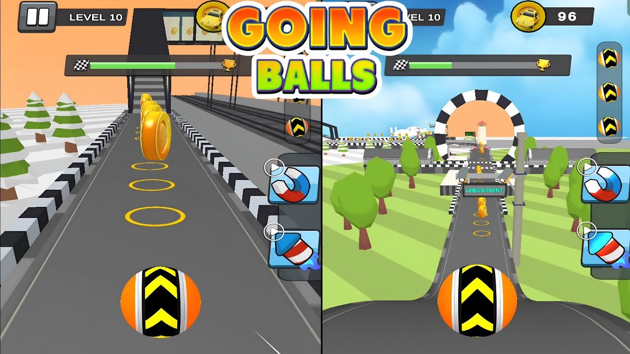 City Ball Run Full Gameplay | Going Balls | SpeedRun #goingballs #games #gamplay